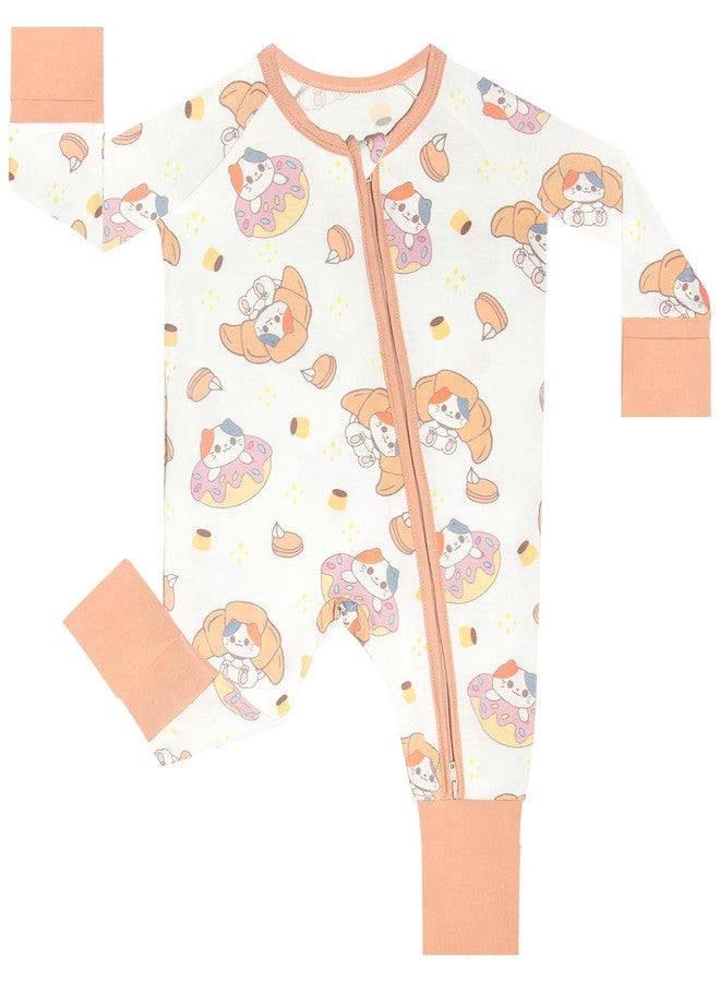 GUISBY Baby Pajamas, Zip Front Non-Slip Footless Sleeper Pjs,One-piece, Snug Fit Pajamas, 12-18 Months - Image 1